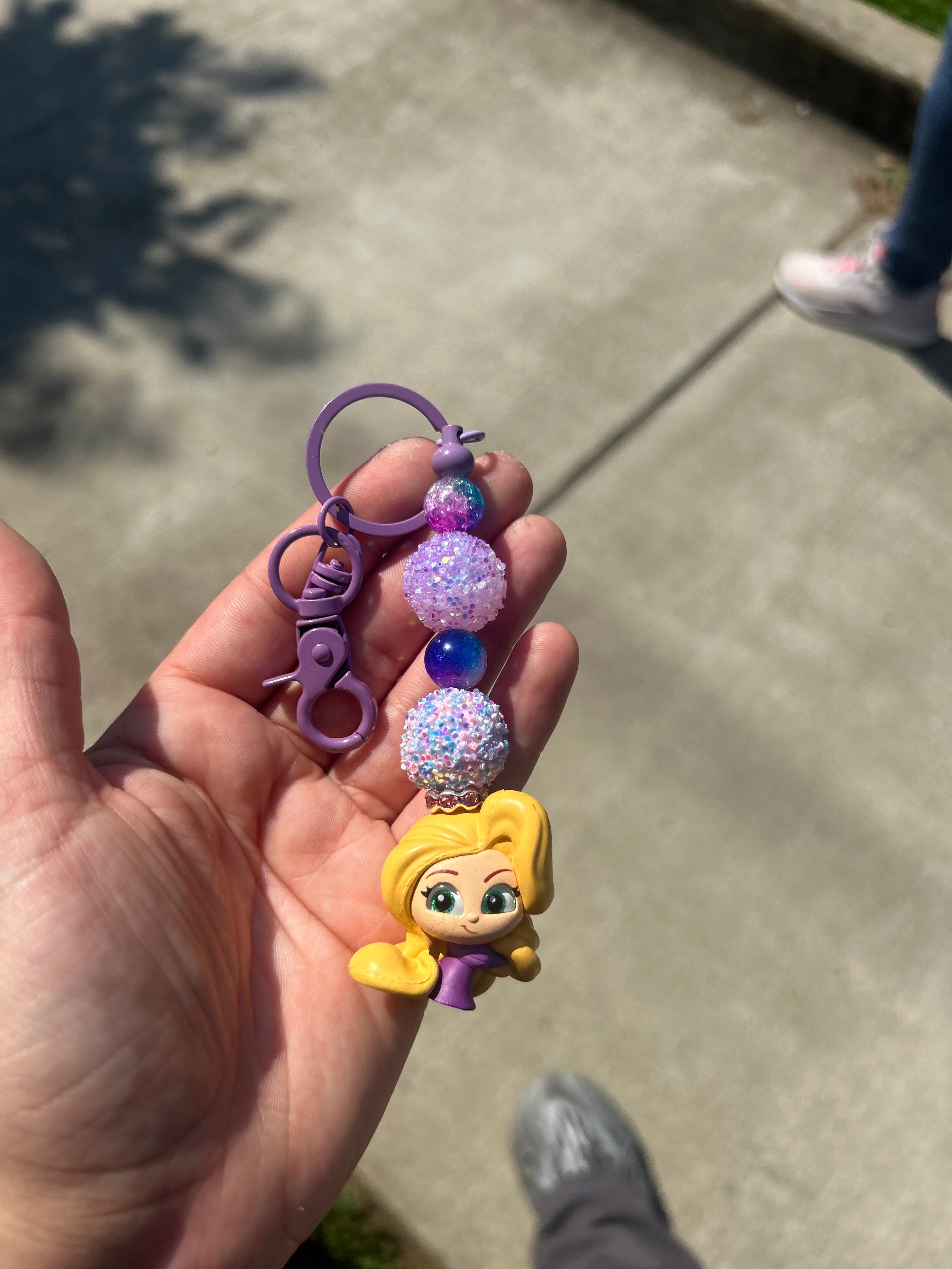 Rapunzel keychain