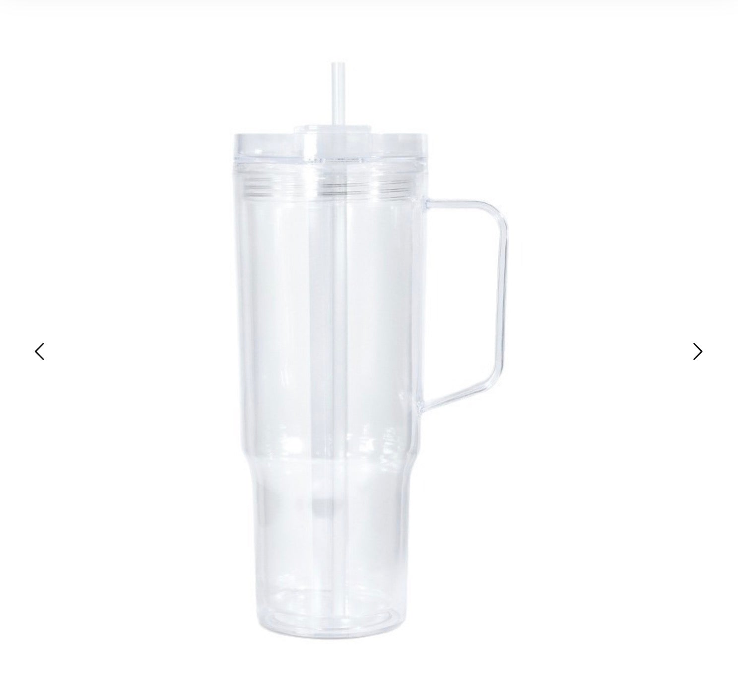 40 oz Acrylic Cup w/ handle